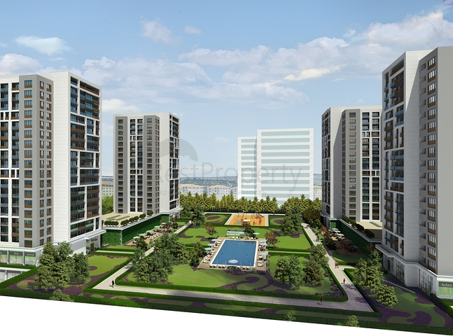 Элитный проект Бейликдюзю с панорамным видом на Мраморное море