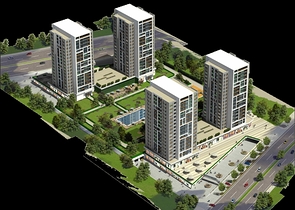 Элитный проект Бейликдюзю с панорамным видом на Мраморное море