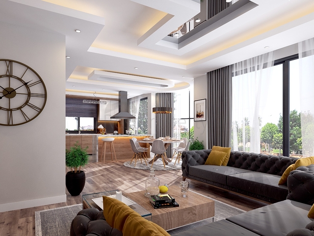 Виллы 4+1 с собственным бассейном в Кадрие Белеке