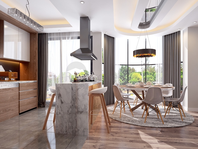 Виллы 4+1 с собственным бассейном в Кадрие Белеке