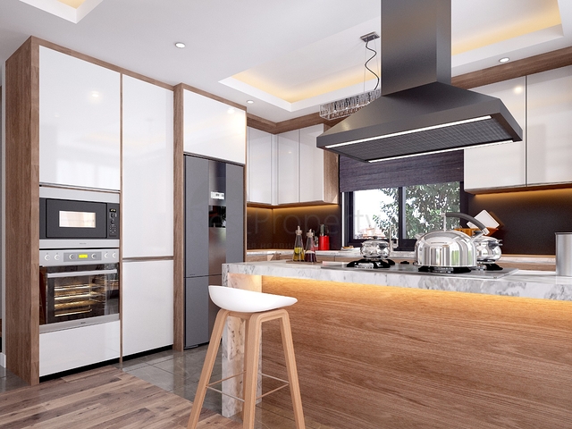 Виллы 4+1 с собственным бассейном в Кадрие Белеке