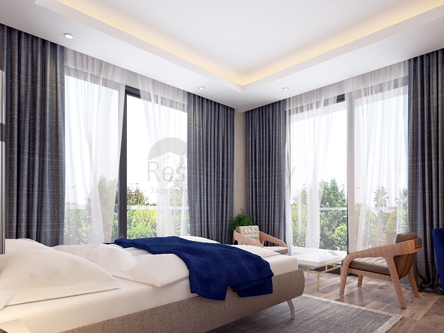 Виллы 4+1 с собственным бассейном в Кадрие Белеке