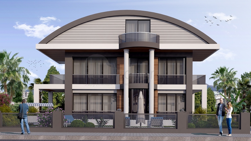 Виллы 4+1 с собственным бассейном в Кадрие Белеке