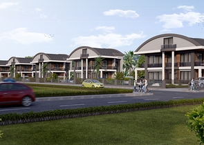 Виллы 4+1 с собственным бассейном в Кадрие Белеке