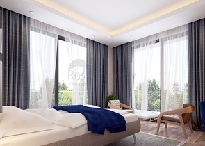 Виллы 4+1 с собственным бассейном в Кадрие Белеке