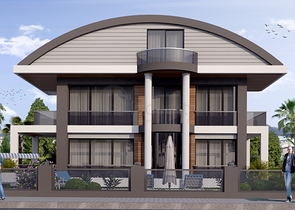 Виллы 4+1 с собственным бассейном в Кадрие Белеке