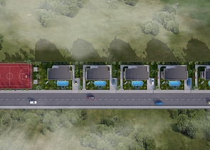 Виллы 4+1 с собственным бассейном в Кадрие Белеке