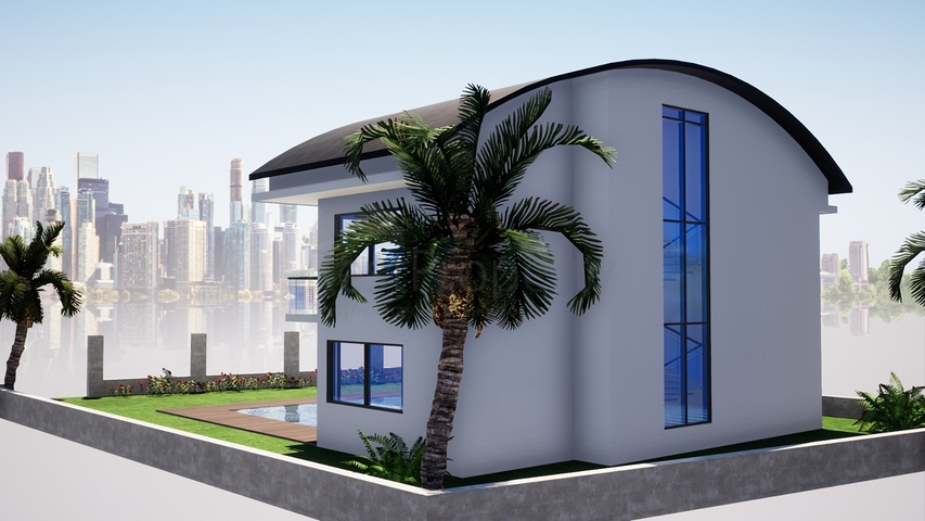 Отдельностоящая вилла 4+1 с собственным бассейном в Белеке