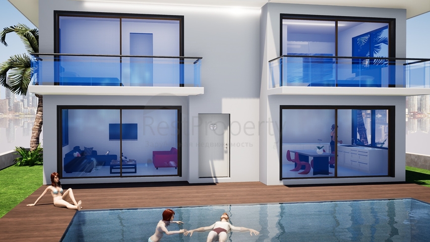 Отдельностоящая вилла 4+1 с собственным бассейном в Белеке