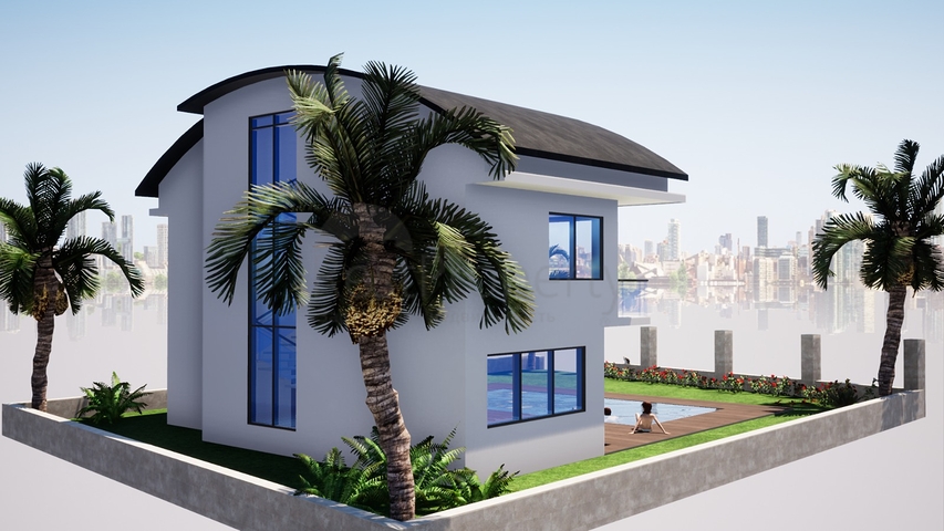 Отдельностоящая вилла 4+1 с собственным бассейном в Белеке