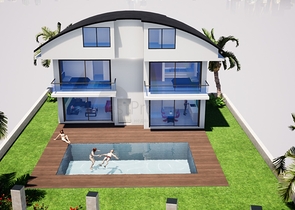 Отдельностоящая вилла 4+1 с собственным бассейном в Белеке