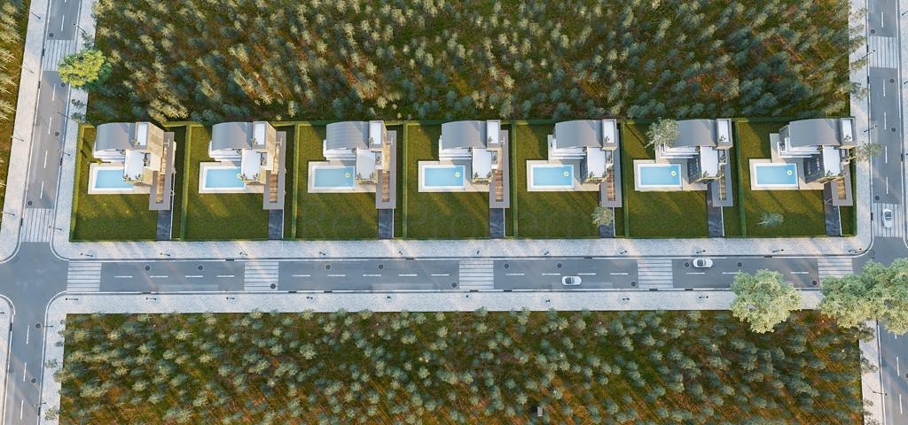 Виллы 6+1 на завершающей стадии строительства в Белеке