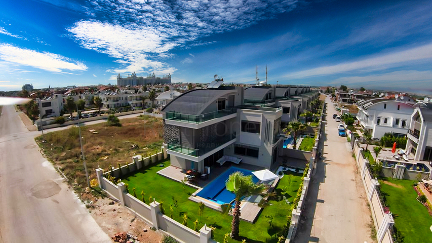 Виллы 6+1 на завершающей стадии строительства в Белеке
