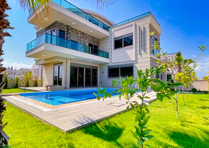 Виллы 6+1 на завершающей стадии строительства в Белеке