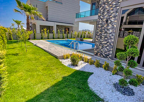 Виллы 6+1 на завершающей стадии строительства в Белеке