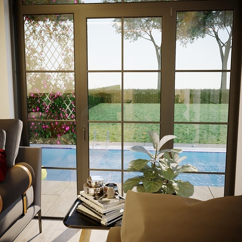 Виллы 4+1 с личным бассейном в Кадрие Белеке 