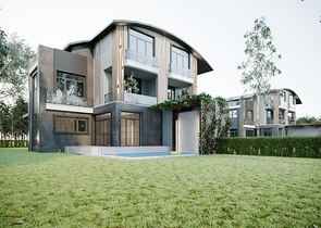 Виллы 4+1 с личным бассейном в Кадрие Белеке 