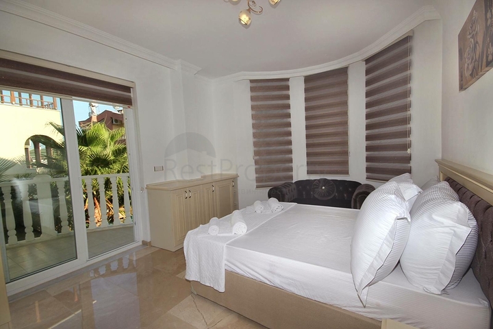 Вилла 3+1 с мебелью с личным бассейном в Белеке