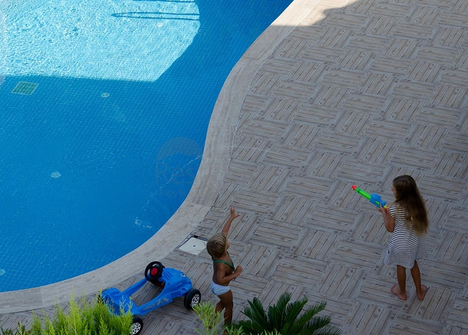 Вилла 3+1 с мебелью с личным бассейном в Белеке