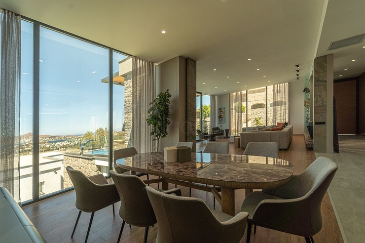 Вилла проект на элитной возвышенности Бодрума !