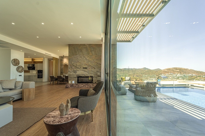 Вилла проект на элитной возвышенности Бодрума !