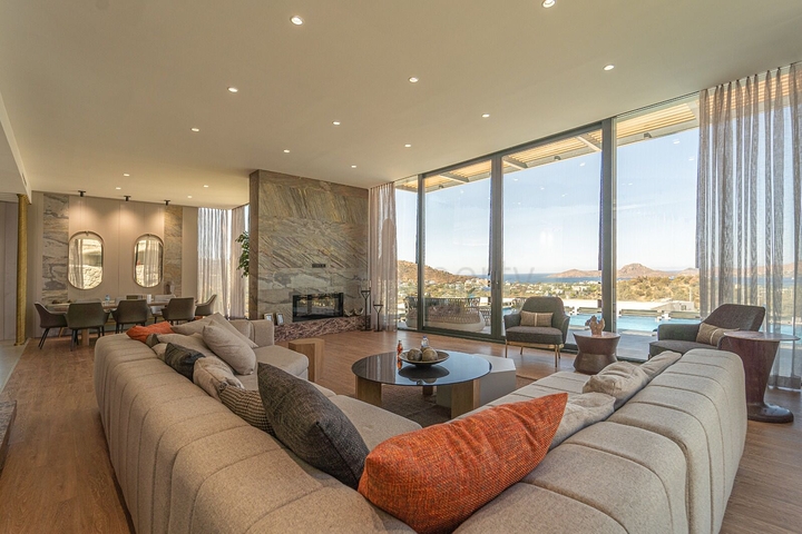 Вилла проект на элитной возвышенности Бодрума !