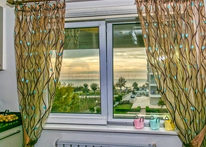 Квартира 3+1 с видом на море в районе Лара Анталья