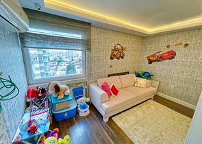 Элитная квартира 4+1 с видом на Средиземное море в Анталии