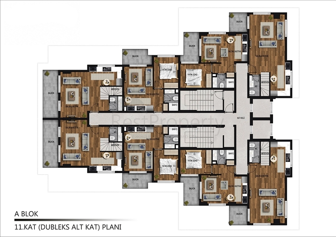 Квартиры в новом комплексе в Махмутларе