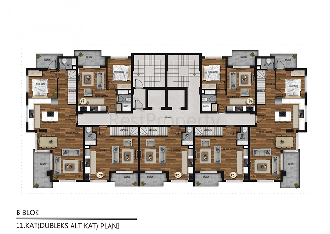 Квартиры в новом комплексе в Махмутларе