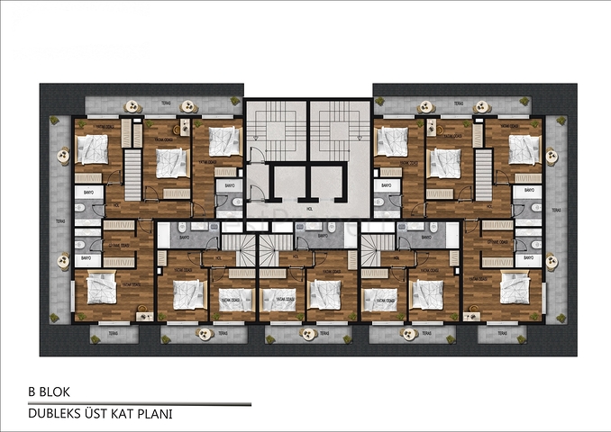 Квартиры в новом комплексе в Махмутларе