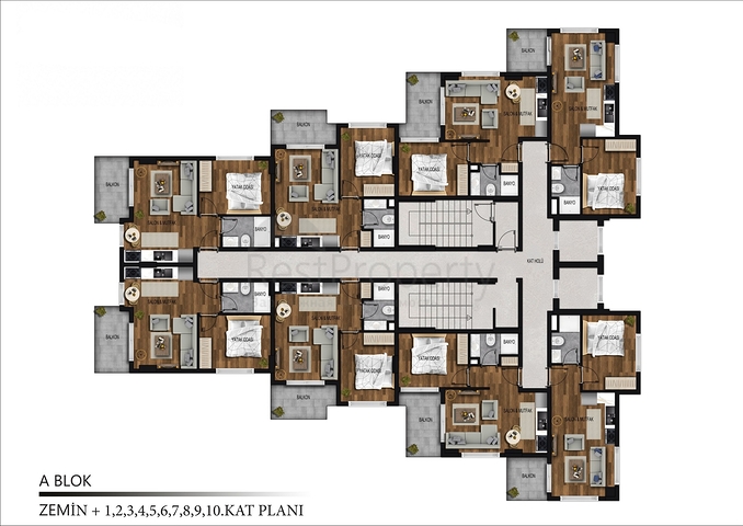 Квартиры в новом комплексе в Махмутларе