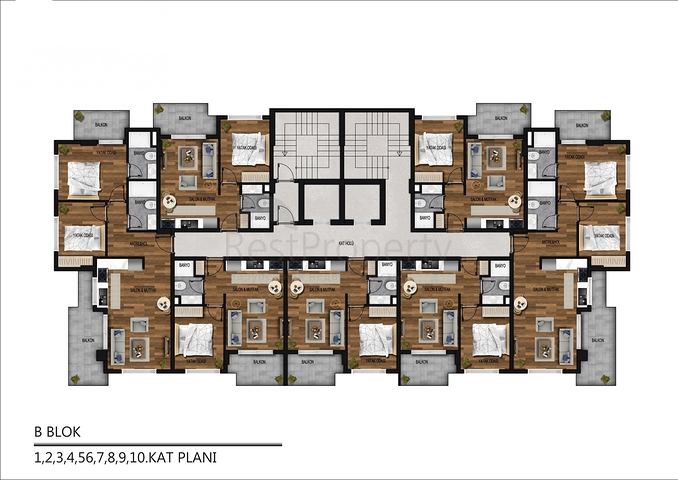 Квартиры в новом комплексе в Махмутларе