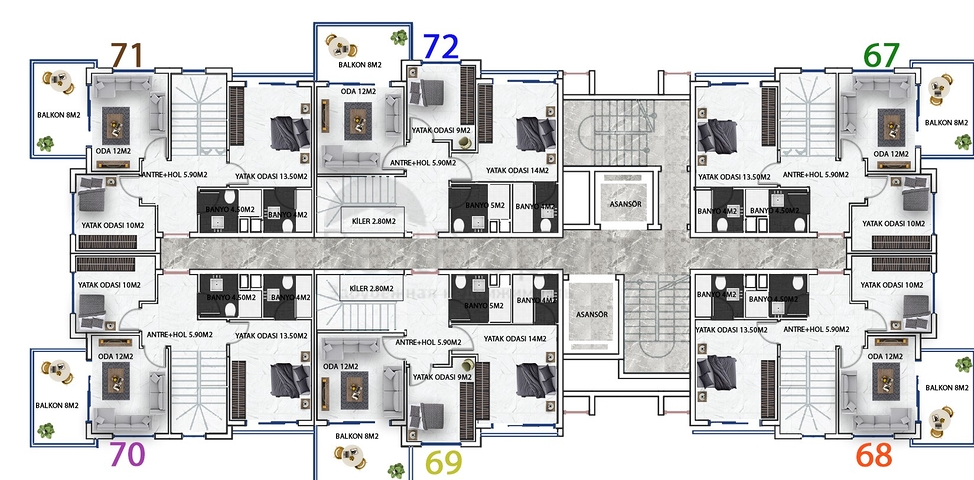 Инвестиционный проект в районе Махмутлар
