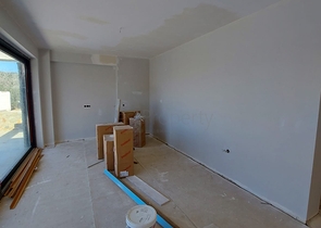 Строится комфортная вилла - проект в семейном районе Бодрума!