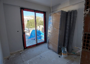 Строится комфортная вилла - проект в семейном районе Бодрума!