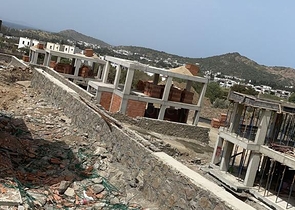 Строится комфортная вилла - проект в семейном районе Бодрума!