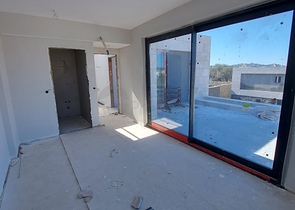 Строится комфортная вилла - проект в семейном районе Бодрума!