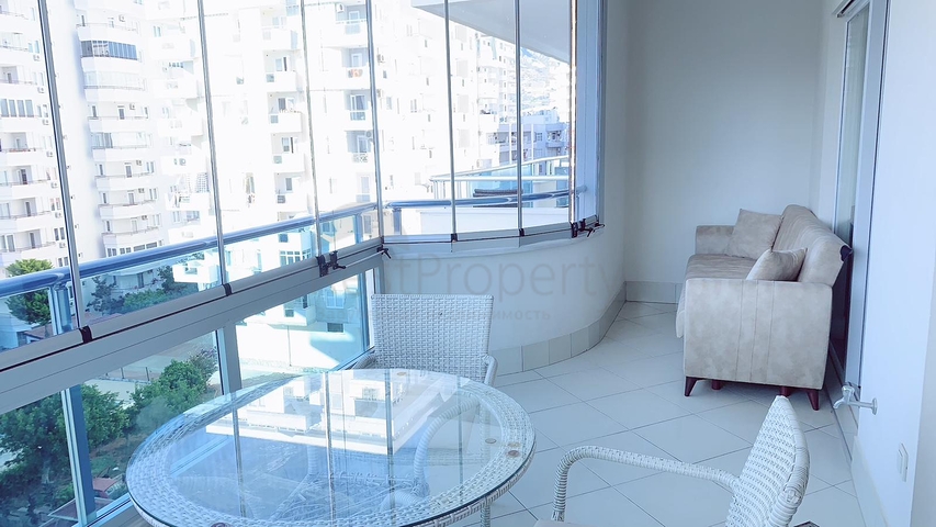 Меблированная квартира планировки 1+1 в районе Махмутлар