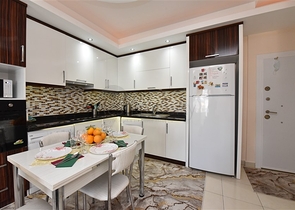 Меблированная квартира планировки 1+1 в районе Махмутлар