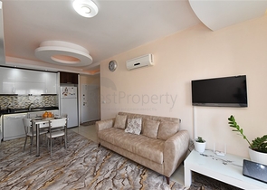 Меблированная квартира планировки 1+1 в районе Махмутлар