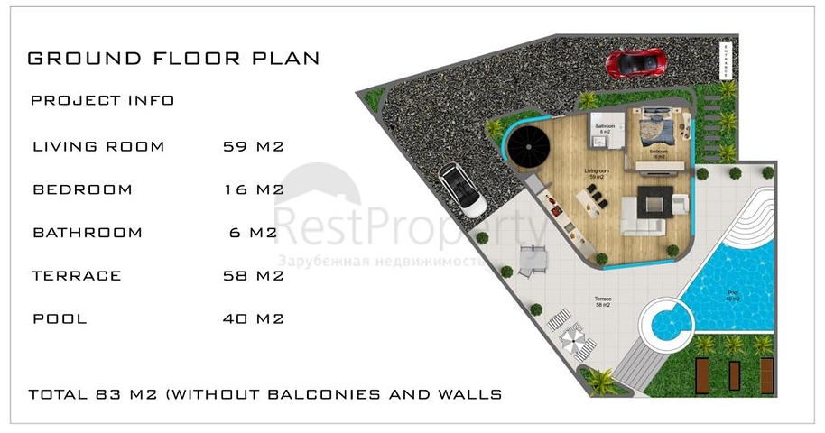 Новый проект вилл в Каргыджаке