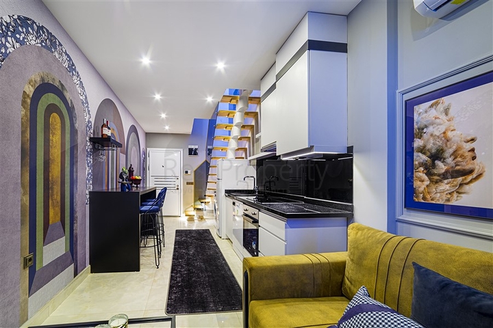 Меблированная квартира планировки 1+1