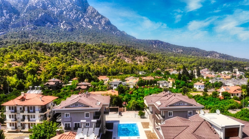 Квартиры 3+1 в новом проекте в Асланбуджаке Кемере