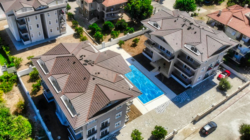 Квартиры 3+1 в новом проекте в Асланбуджаке Кемере