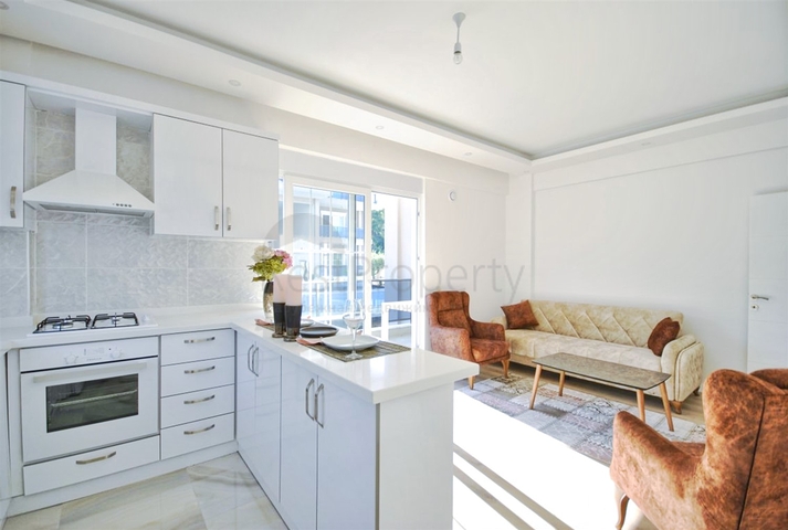 Квартиры 3+1 в новом проекте в Асланбуджаке Кемере