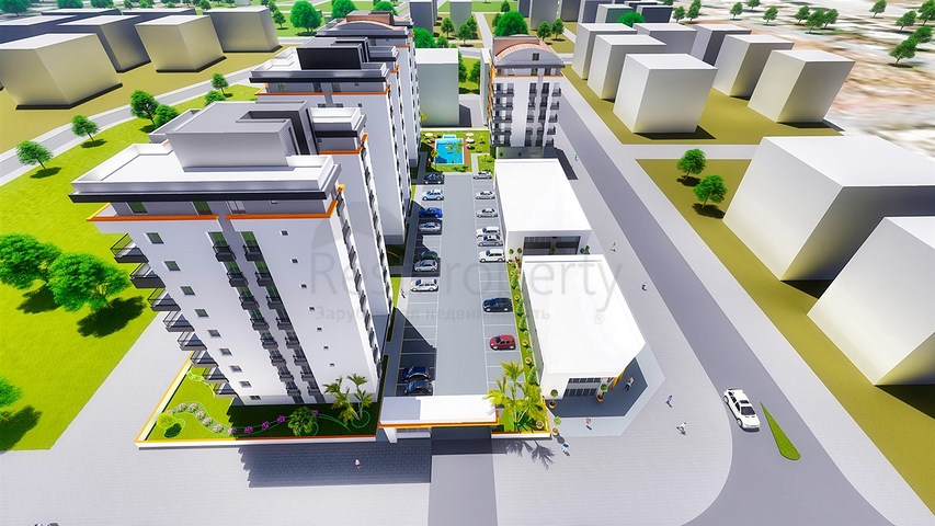 Квартиры 2+1 с отдельной кухней в проекте в Кепезе