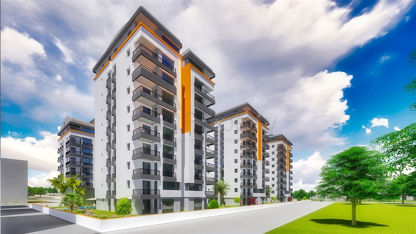 Квартиры 2+1 с отдельной кухней в проекте в Кепезе