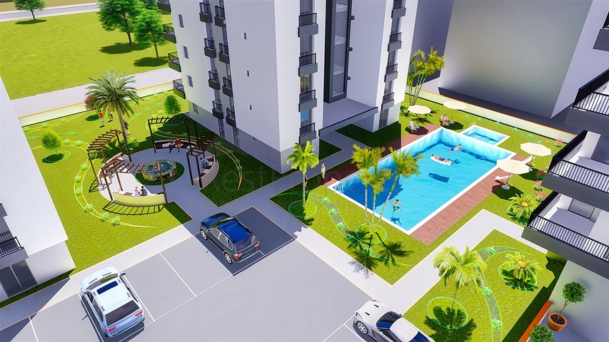 Квартиры 2+1 с отдельной кухней в проекте в Кепезе