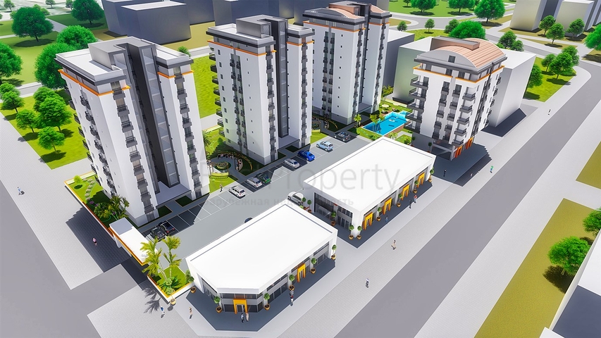 Квартиры 2+1 с отдельной кухней в проекте в Кепезе